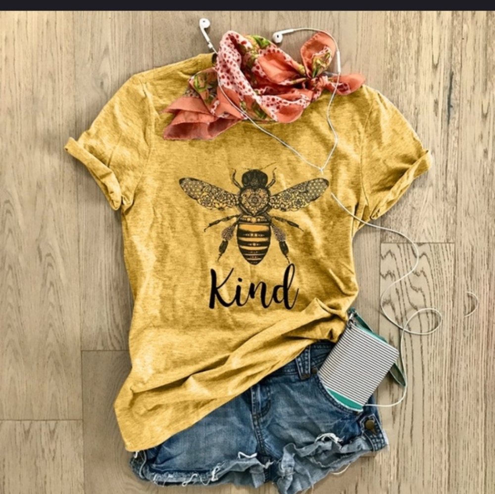 Women's t-shirt    "Bee Kind".  Very soft